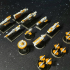 Civilian (Pre-Overtaken) Fleet - [Fleet Scale Starships] print image