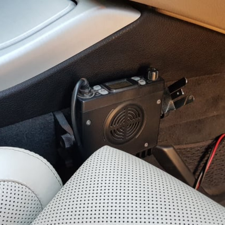 Radio Holder, no holes needed for BMW F10 image