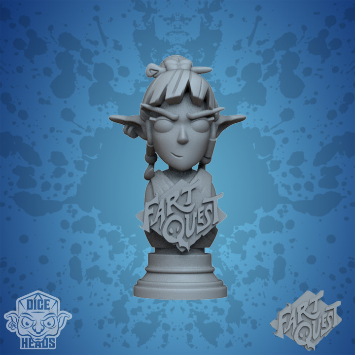 FART QUEST Pan Bust (pre-supported Included) image