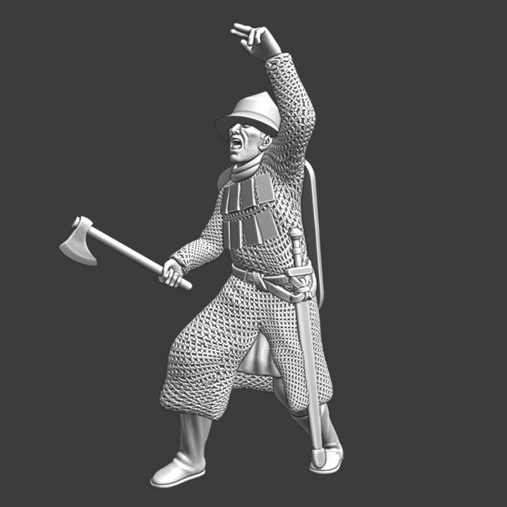 Lithuanian warrior with axe image