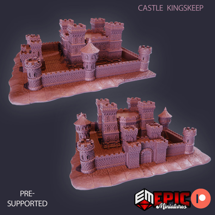 Castle Kingskeep / Legendary Kingdom / Watch Tower & Modular Walls / Medieval Fortress / Playable Interior image