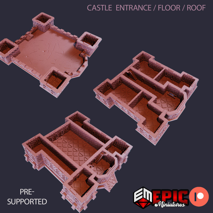 Castle Kingskeep / Legendary Kingdom / Watch Tower & Modular Walls / Medieval Fortress / Playable Interior image