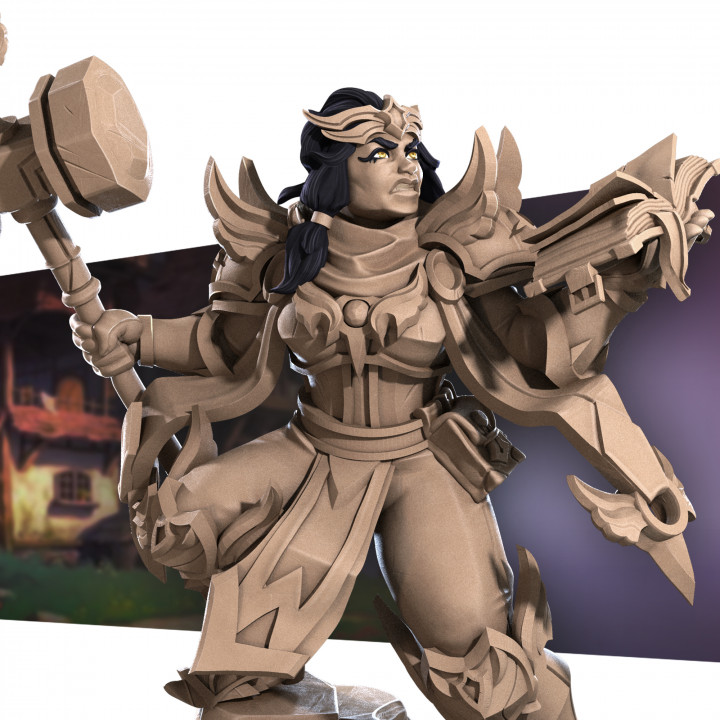Loretta Hammerlift, the Chunky Cleric image