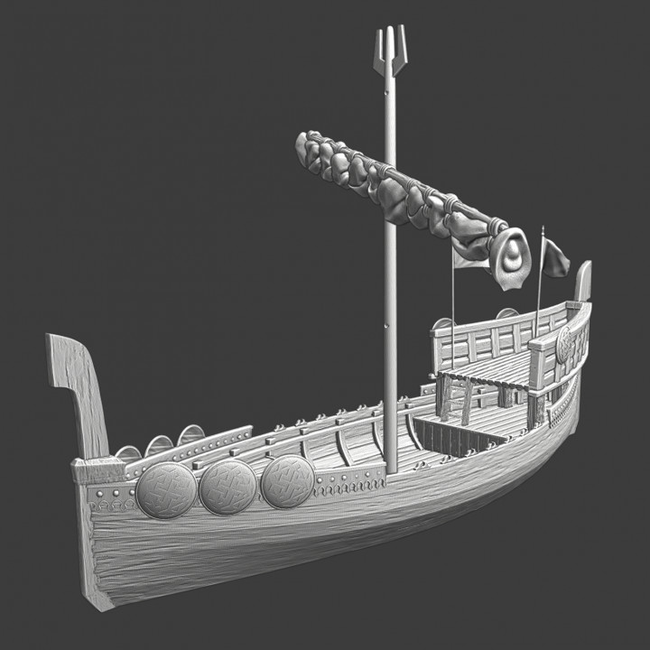 Medieval Lithuanian Royal ship image