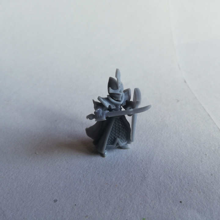 Dark Elf Noble Miniature (32mm, modular) image