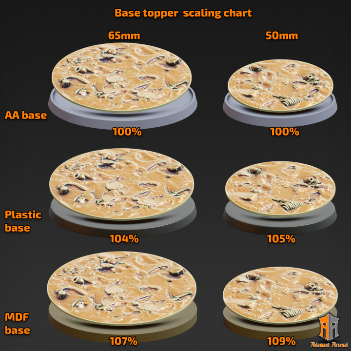 Battlefield Base Toppers and Bases image