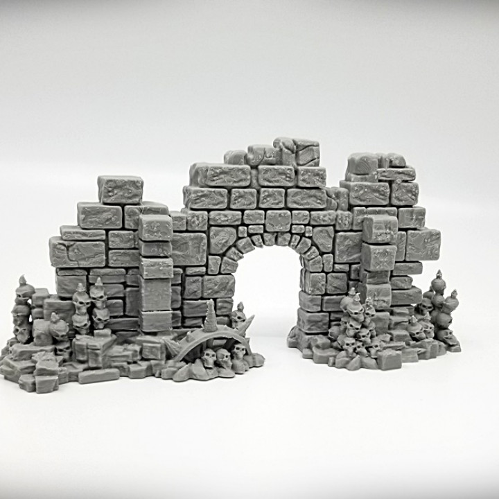 Basic Archway Door Wall: Ancient Ruins GRIMDARK Terrain Set image