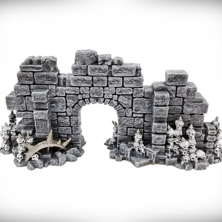 Basic Archway Door Wall: Ancient Ruins GRIMDARK Terrain Set image