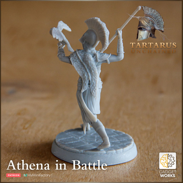 Goddess Athena in Battle - Tartarus Unchained image