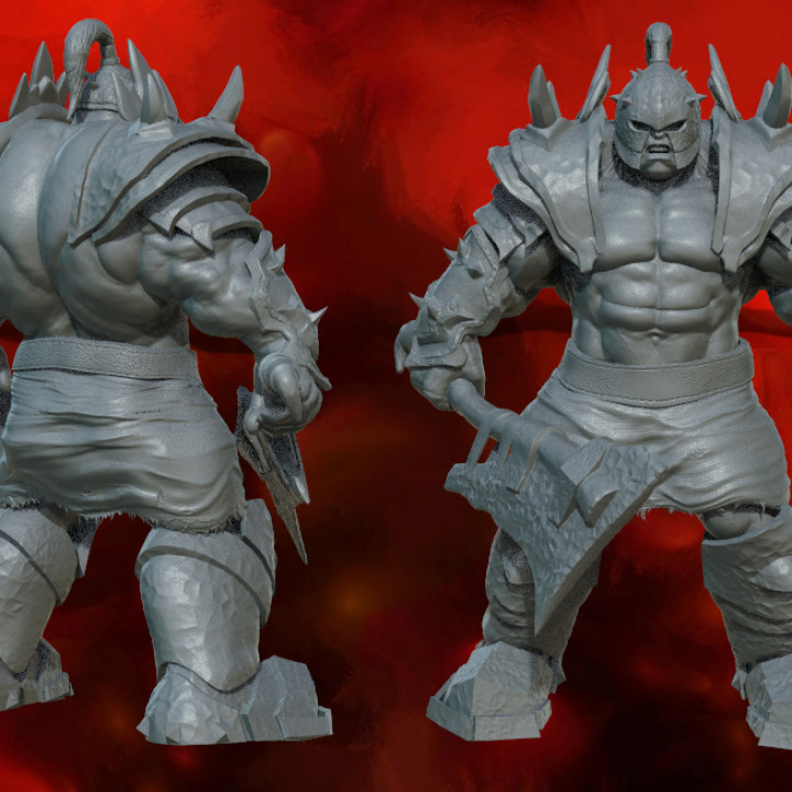 Orc warriors (one handed and two handed) February 2022 release image