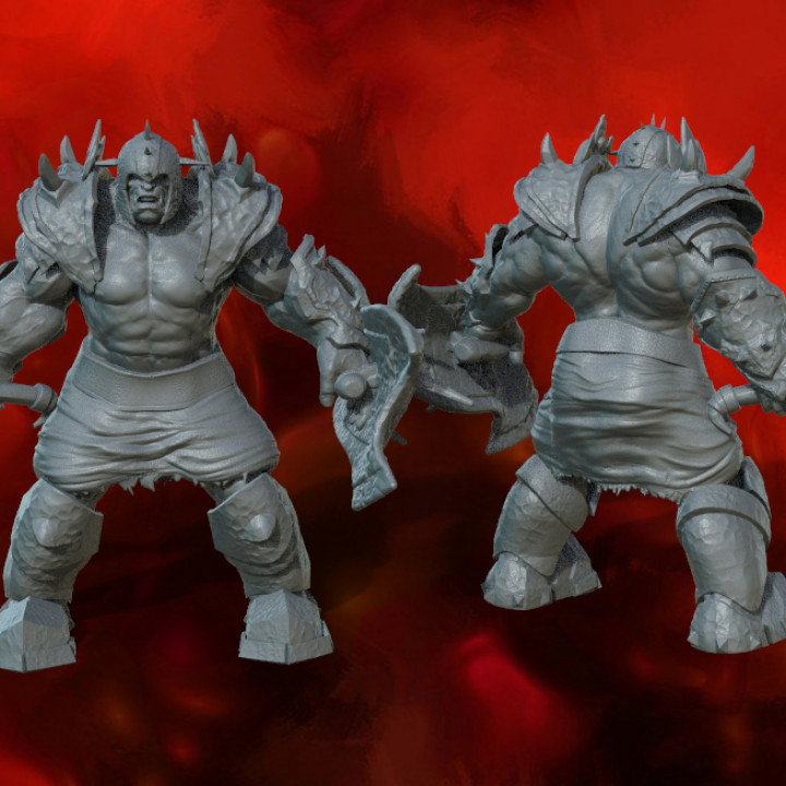Orc warriors (one handed and two handed) February 2022 release image