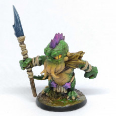 Picture of print of Fishfolk Guard (pre-supported included)