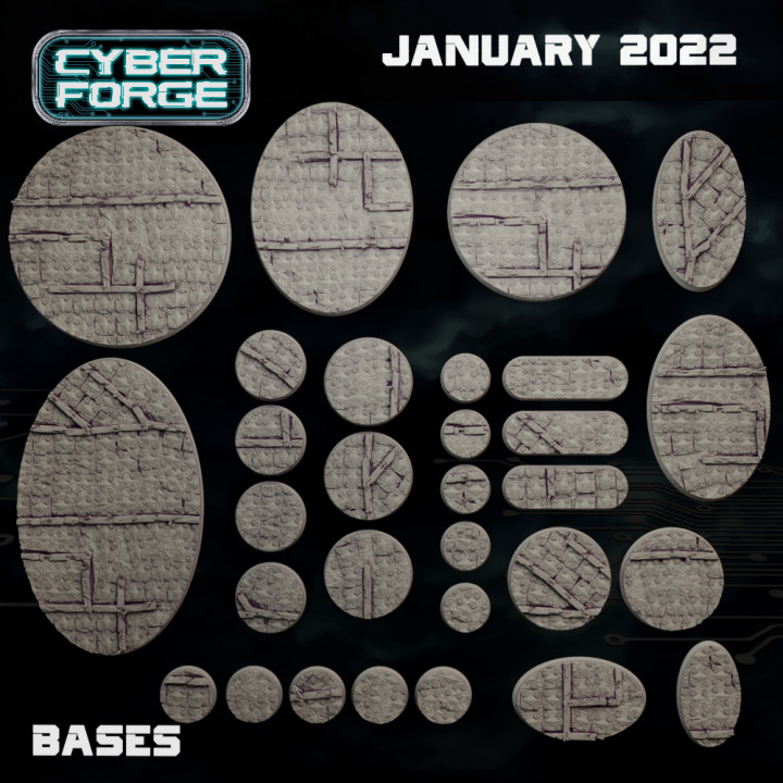 Cyber Forge Raw Power Bases image