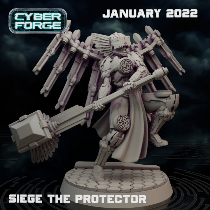 Cyber Forge Raw Power Siege The Protector image
