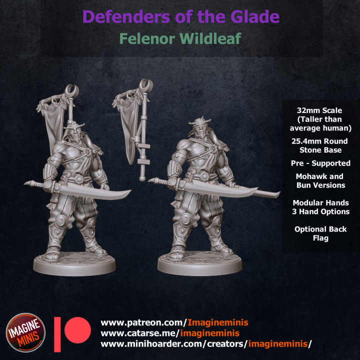 WP - Defenders Of The Glade - Felenor Wildleaf image