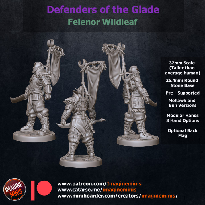 WP - Defenders Of The Glade - Felenor Wildleaf image
