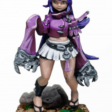 Picture of print of 6a Mia Mey (flying guillotine wielder) - 32mm - DnD