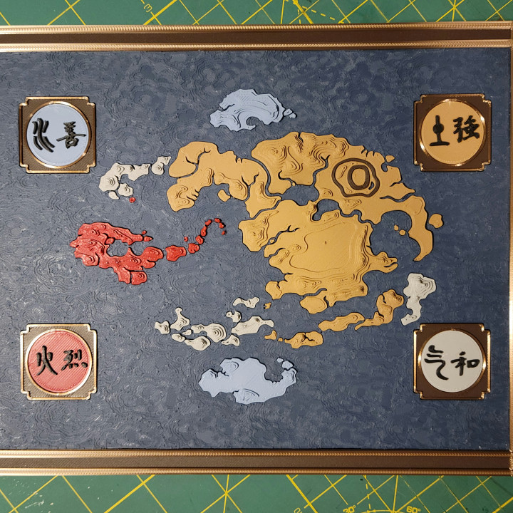 Avatar: The Last Airbender Topographic Map image