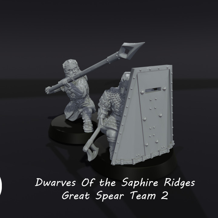 Dwarves of the Saphire Ridges Great Shield Team 2 image