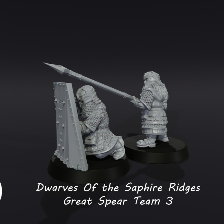 Dwarves of the Saphire Ridges Great Shield Team 3 image