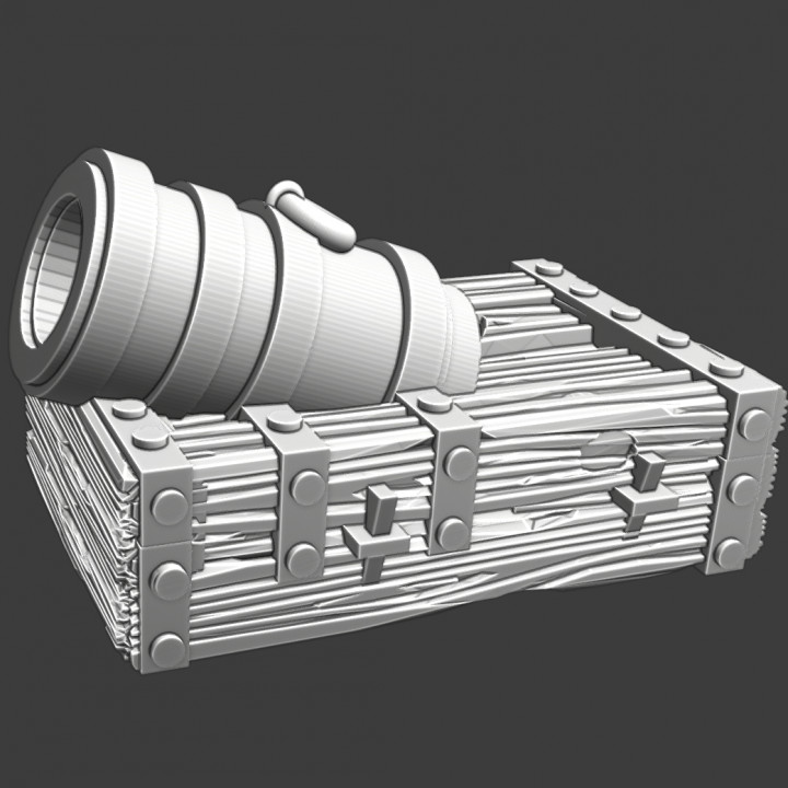 Medieval small bombard image