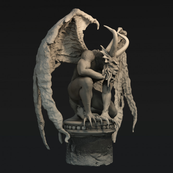 Demon Prince of Gargoyles (3 inch/75 mm base, 4 inch/100 mm height miniature) image