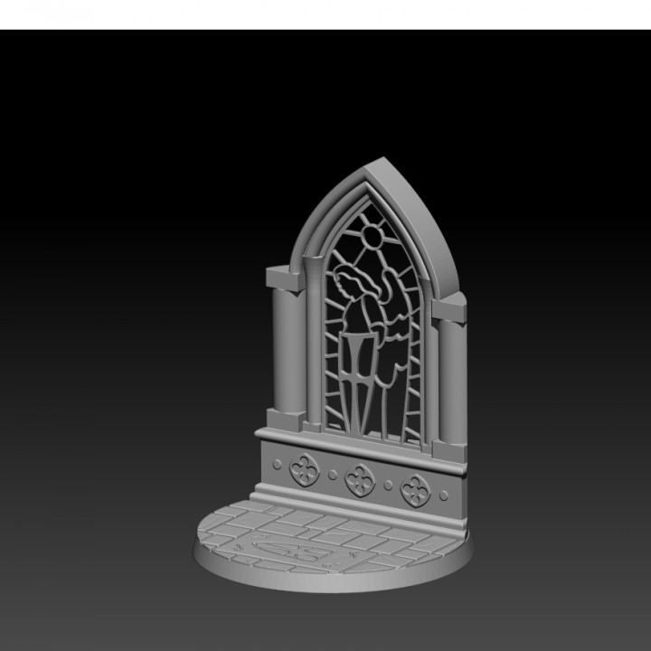 60 mm Chapel diorama base image