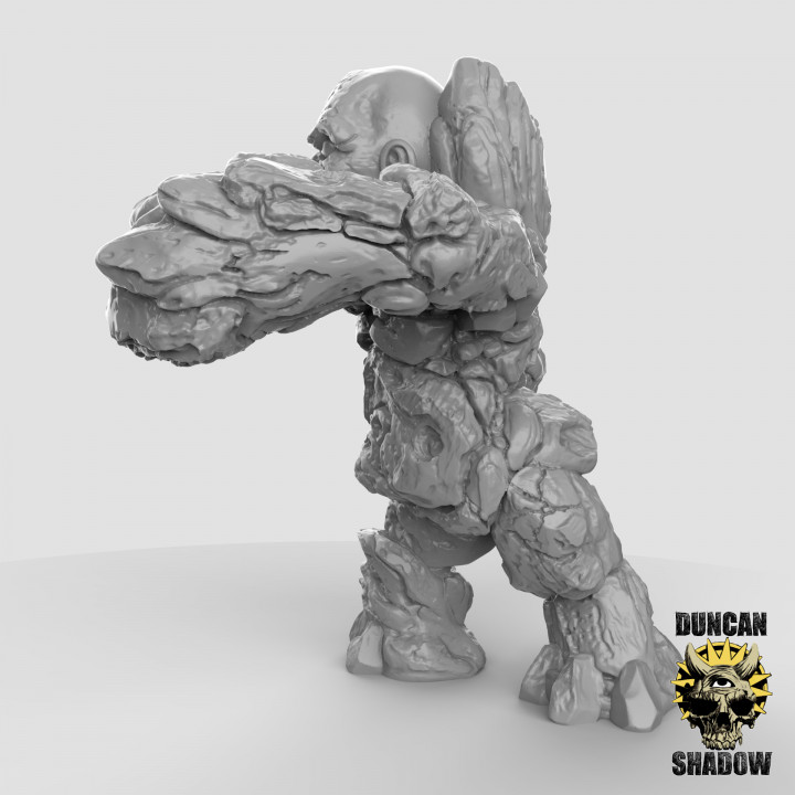 3D Printable Earth Golem/ Elemental (pre supported) by Duncan Shadow