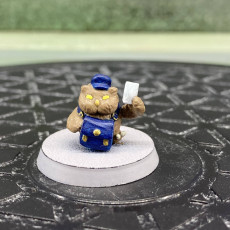 Picture of print of Owlkin Postman Miniature - Pre-Supported