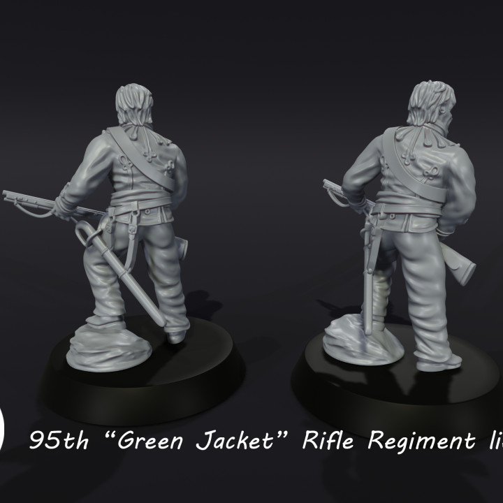 95th “Green Jacket” Rifle Regiment lieutenant image