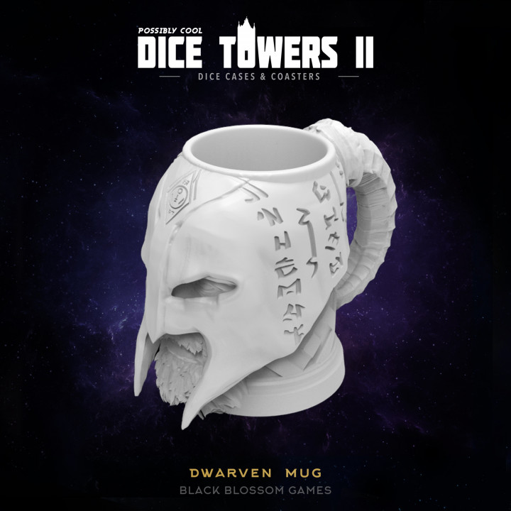 MU03 Dwarven Mug :: Possibly Cool Dice Tower 2 image