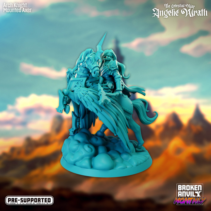 The Celestial War: Angelic Wrath - Arch Knight Mounted Axer image