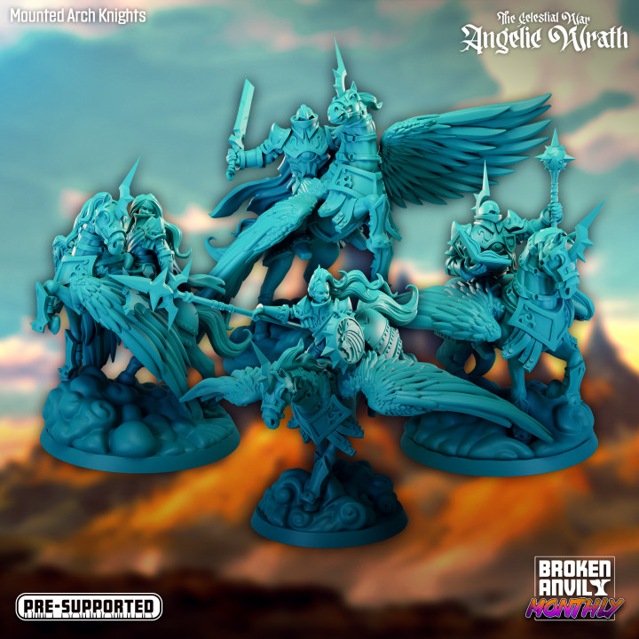 The Celestial War: Angelic Wrath - Mounted Arch Knight Group image