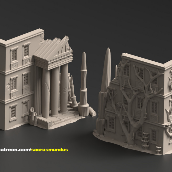 Tulipa, Evolved Infestation. 3D Printing Designs Bundle. Tyranid / Scifi / Xenos Buildings. Terrain and Scenery for Wargames image