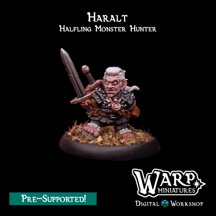 Haralt the Halfling Monster Hunter image