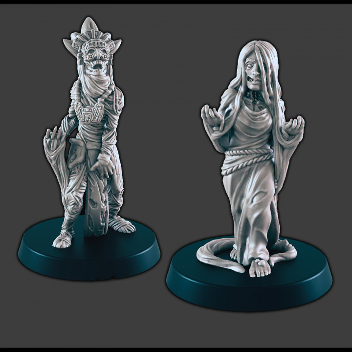 Jungle Mummy Lord and Drown Maiden [SUPPORT-FREE] image
