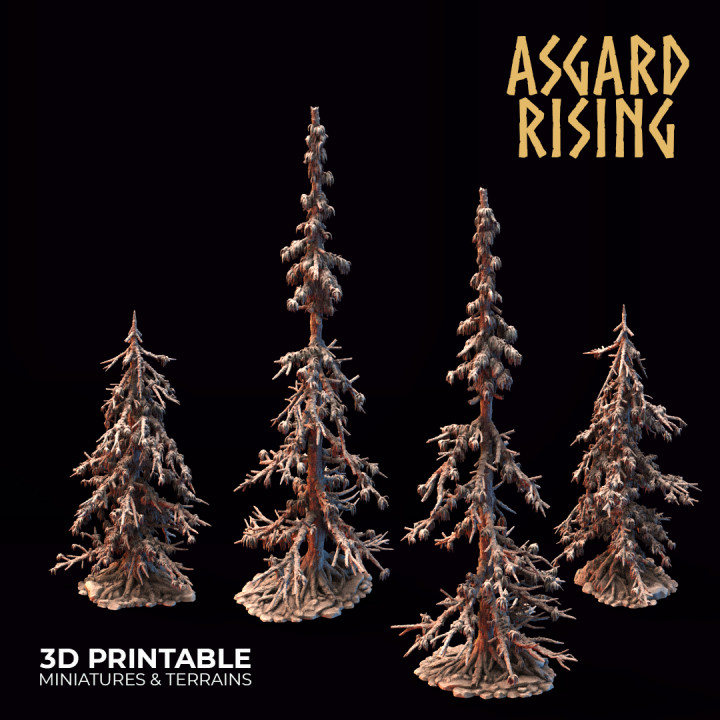 Coniferous Forest - Infected Spruce Trees /Terrain/ /Modular/ /Pre-supported/ image