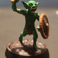 Picture of print of Goblin Warrior B (pre-supported)