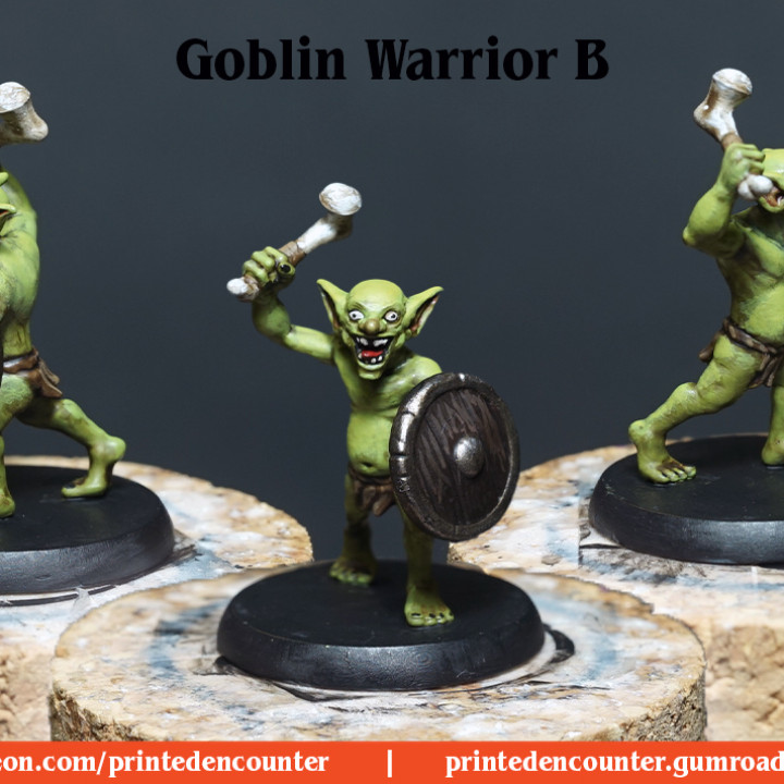 Goblin Warrior B (pre-supported) image
