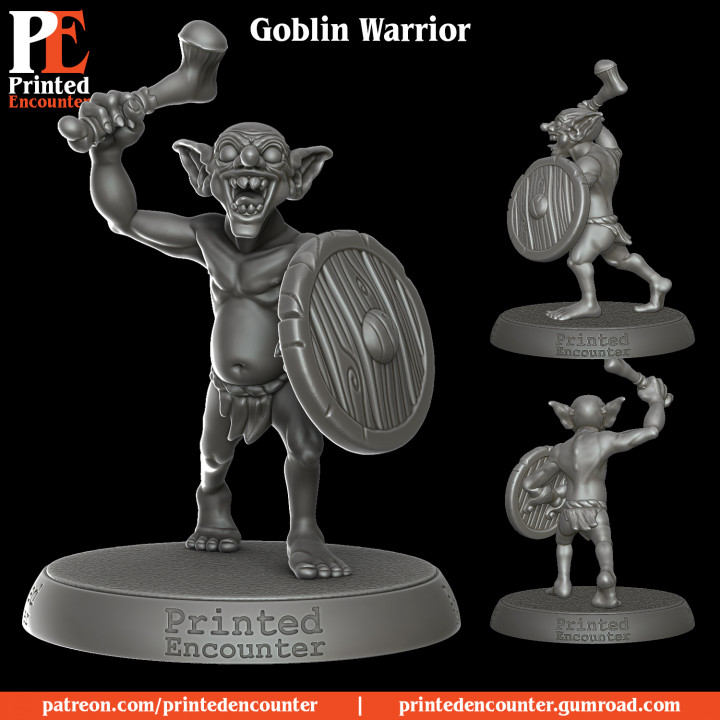 Goblin Warrior B (pre-supported) image