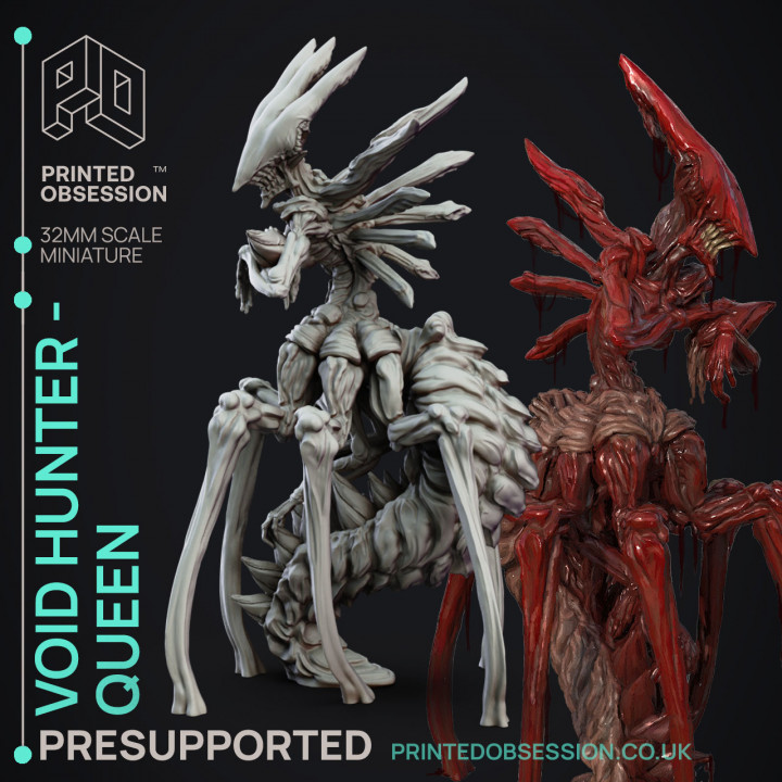 Void Queen - Creature from Behind the veil - PRESUPPORTED - 32mm scale image