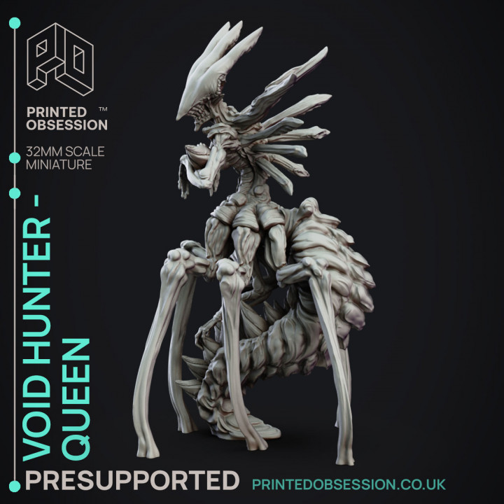 Void Queen - Creature from Behind the veil - PRESUPPORTED - 32mm scale image