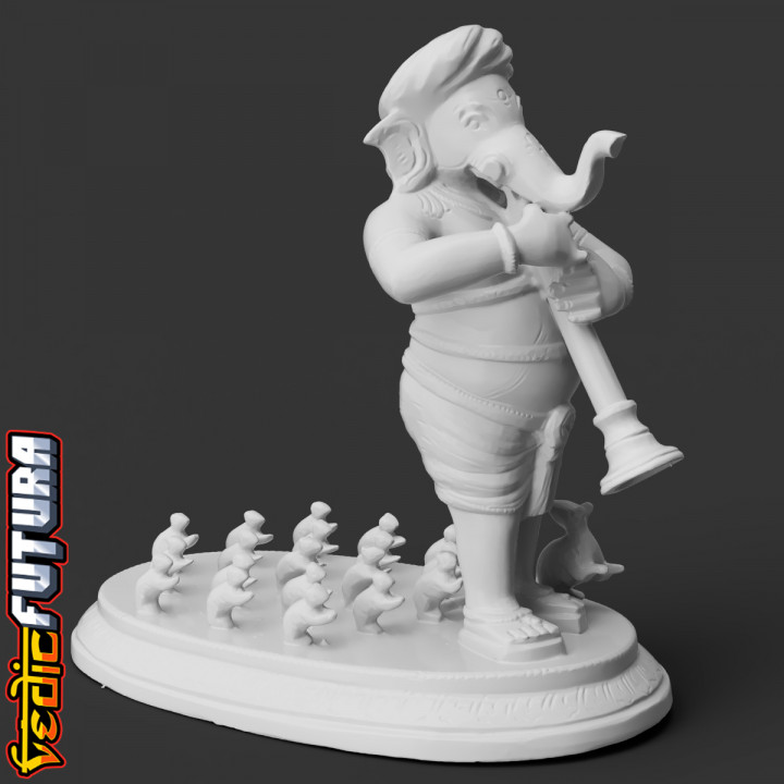 Ganesha as Pied Piper image