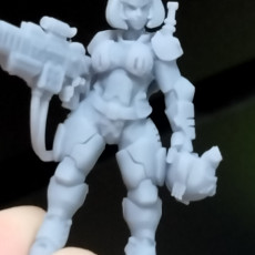Picture of print of Heresylab - Female Sci-Fi heads for conversions SET 1 of 21