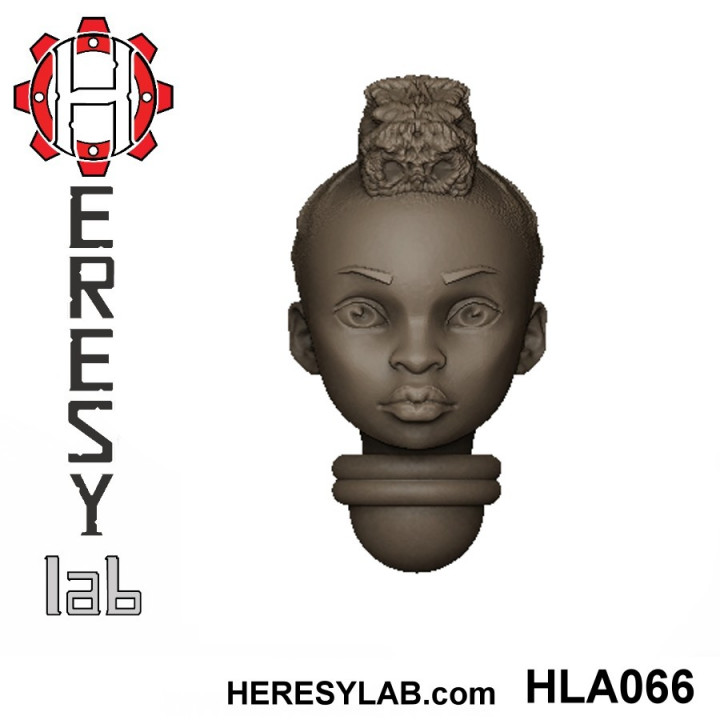 Heresylab - Female Sci-Fi heads for conversions SET 2 of 21 image