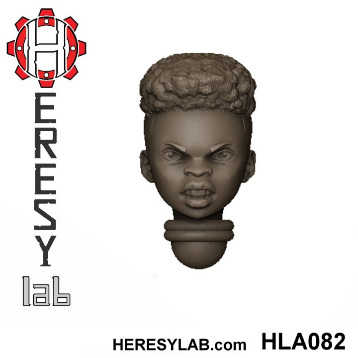 Heresylab - Female Sci-Fi heads for conversions SET 5 of 21 image