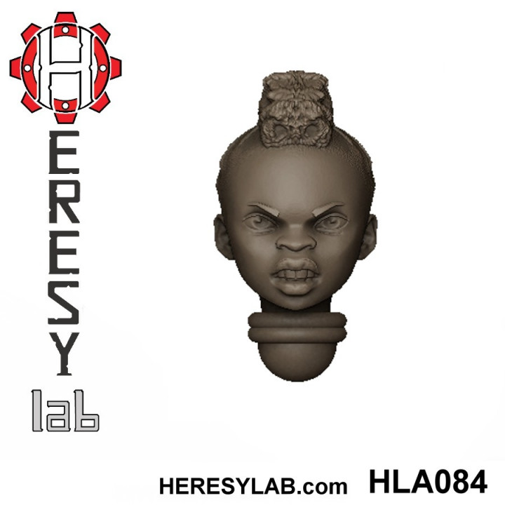 Heresylab - Female Sci-Fi heads for conversions SET 5 of 21 image