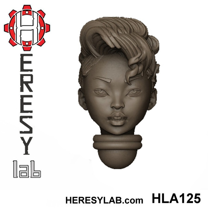 Heresylab - Female Sci-Fi heads for conversions SET 9 of 21 image