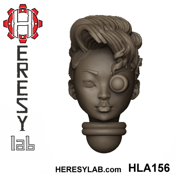 Heresylab - Female Sci-Fi heads for conversions SET 14 of 21 image