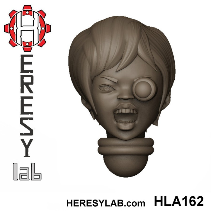 Heresylab - Female Sci-Fi heads for conversions SET 15 of 21 image